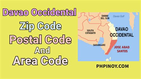 davao occidental zip code|Zip Code Locator .